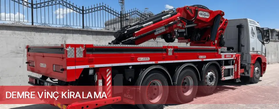Demre İlçemi Vinç Kiralama
